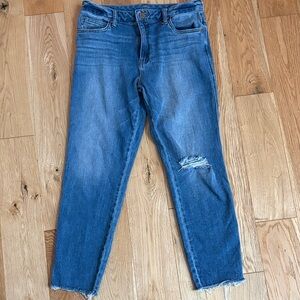 KUT from the Kloth women’s High Rise Cigarette Leg Jeans gently worn